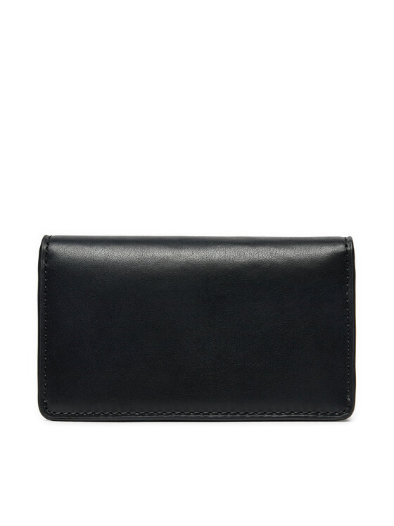 Tommy Hilfiger Tommy Hilfiger Portfel Luxe Leather Med Flap AW0AW16576 Czarny