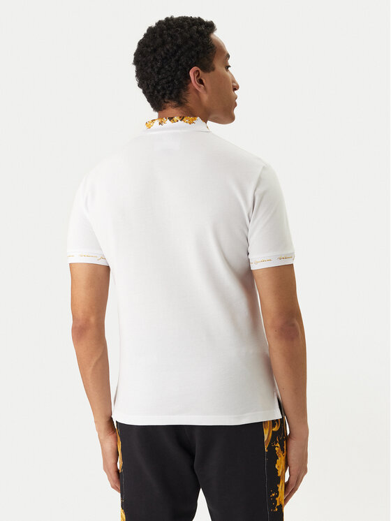 Versace Jeans Couture Versace Jeans Couture Pólóing 80GAGT12 CJ01T Fehér Slim Fit