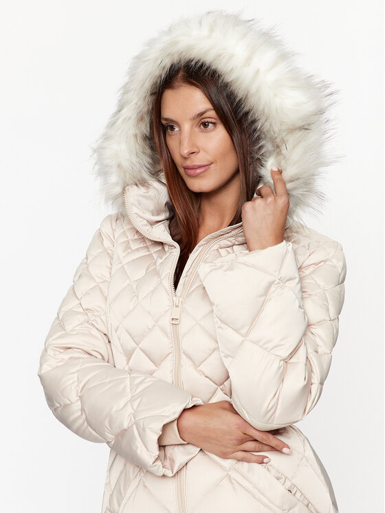 Guess Guess Télikabát W3BL36 WEX52 Bézs Regular Fit