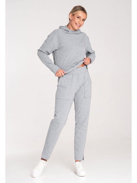 FIGL FIGLFIGL Felpa M1034 Grigio Regular Fit
