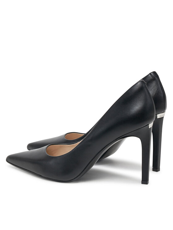 Calvin Klein Calvin Klein Szpilki Heel Pump 90 - Lth HW0HW02336 Czarny