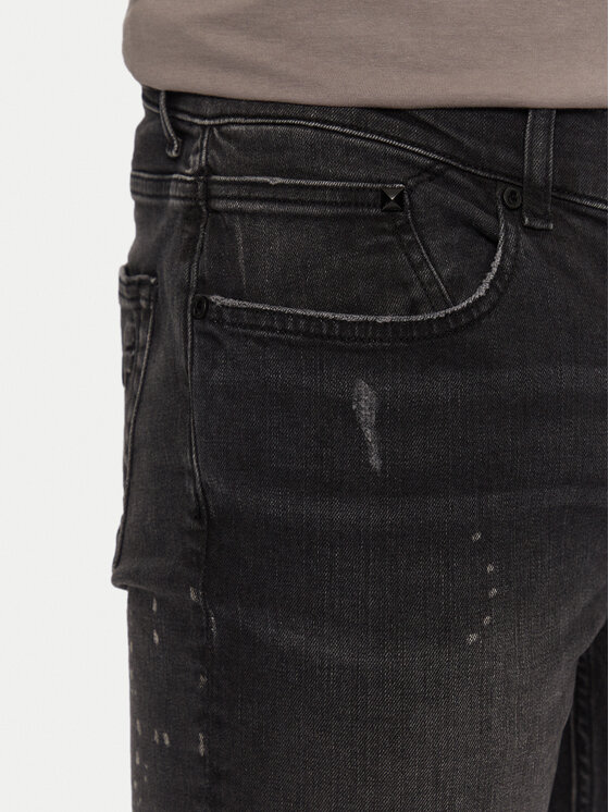 KARL LAGERFELD KARL LAGERFELD Traperice 265801 551832 Crna Slim Fit