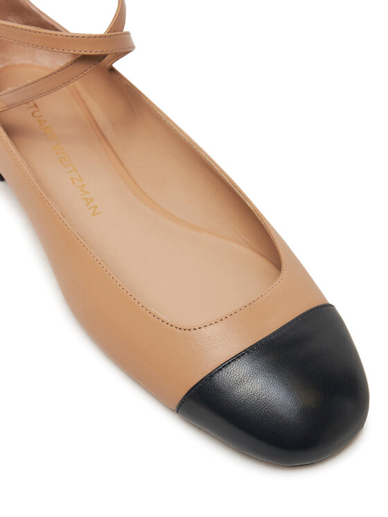 Stuart Weitzman Stuart Weitzman Μπαλαρίνες Eden Atrap Flat SJ720 Μπεζ
