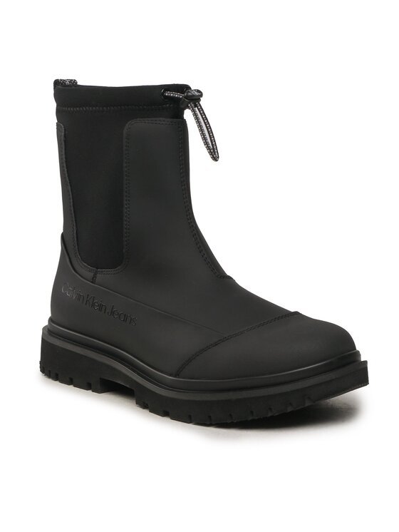 Calvin Klein Jeans Calvin Klein Jeans Μποτάκια Chunky Combat Chelsea Boot Rub YW0YW01065 Μαύρο