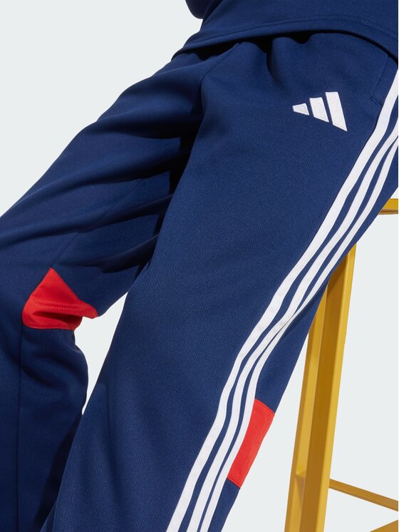 adidas adidas Spodnie materiałowe 151967 Błękitny Slim Fit