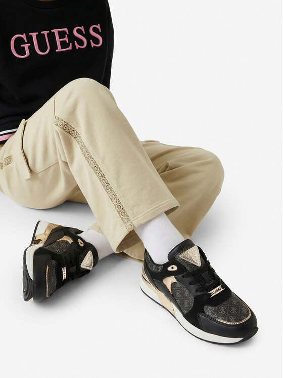 Guess Sneakers CEOWB-CS24049-01 Negru