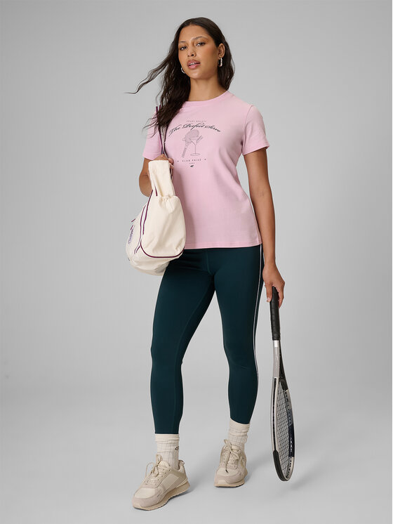 4F 4F T-Shirt COURT SOCIETY Różowy jasny Regular Fit