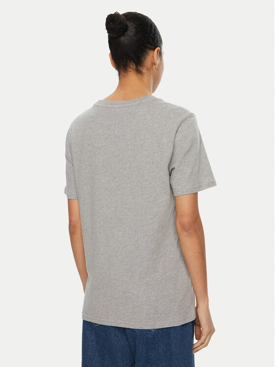 Tommy Jeans Tommy Jeans T-Shirt DW0DW20461 Szary Relaxed Fit
