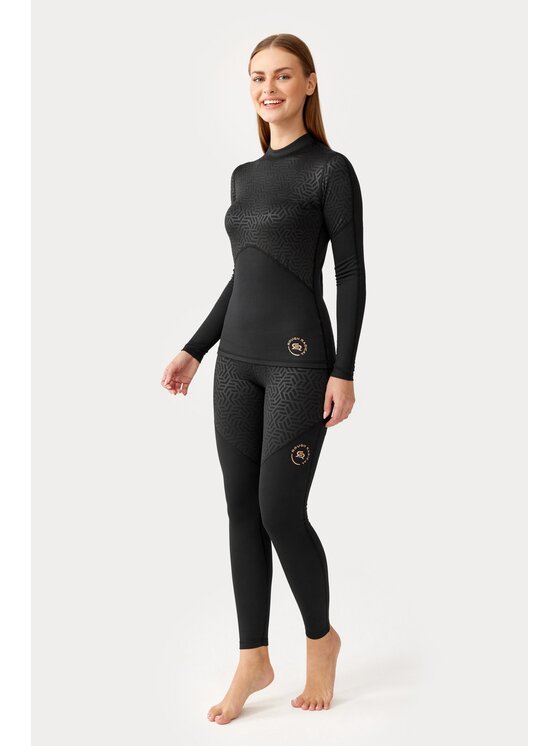 ROUGH RADICAL ROUGH RADICAL Set di biancheria intima termica IMPRESSION Nero