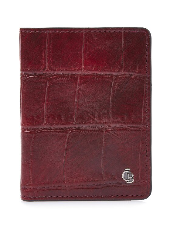 Castelijn & Beerens Castelijn & Beerens Etui na karty kredytowe 332790 Bordowy