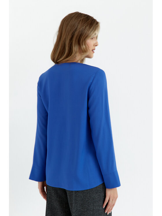 Stylove Stylove Halenka S391 Modrá Curvy Fit