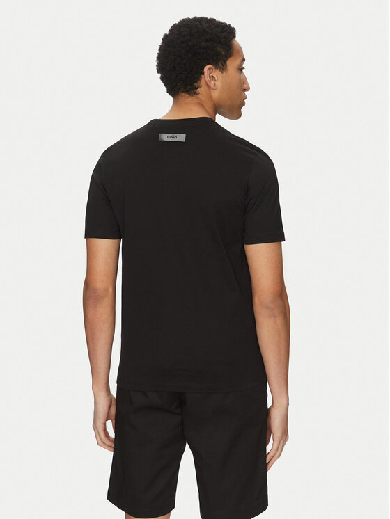 HUGO HUGO T-särk Dimerstee 50542969 Must Slim Fit