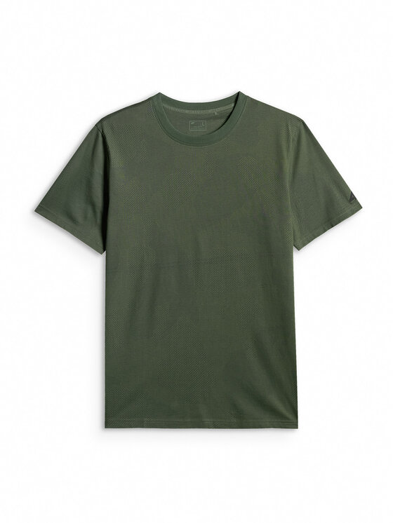 4F 4F T-Shirt ESSENTIALS Khaki Regular Fit