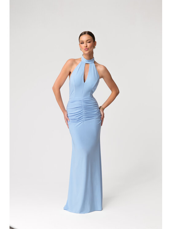 Aurora Aurora Sukienka wieczorowa Alice Niebieski Feminine Fit