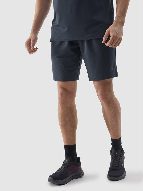 4F 4F Pantaloncini sportivi 4FWSS24TFSHM383-32S Blu scuro Regular Fit