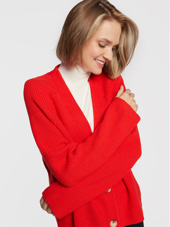 Cardigan Logan EDT22610106 Rosso Regular Fit