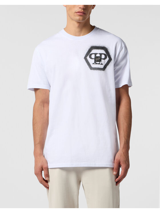 PHILIPP PLEIN PHILIPP PLEIN T-Shirt 29027 Biały Regular Fit