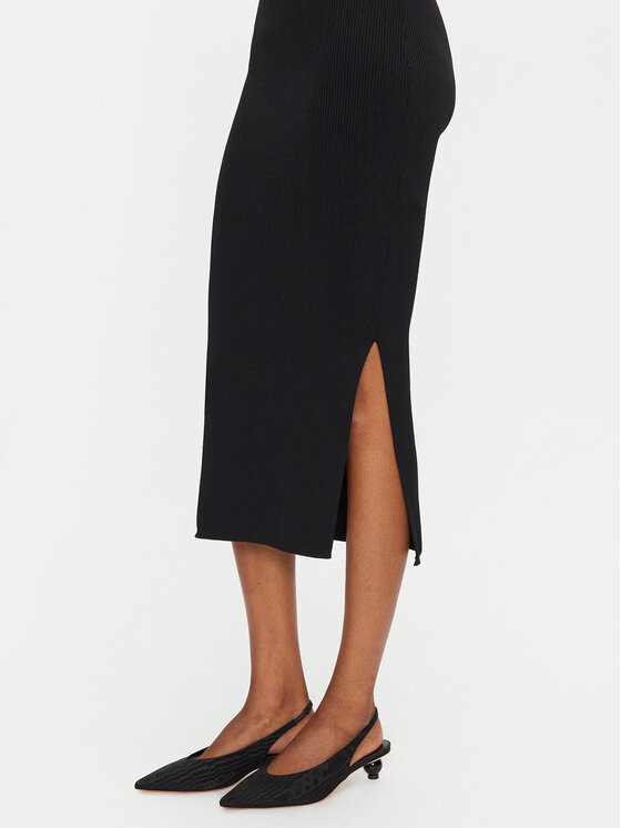 Morgan Morgan Трикотажна сукня 242-RMAGDA Чорний Slim Fit