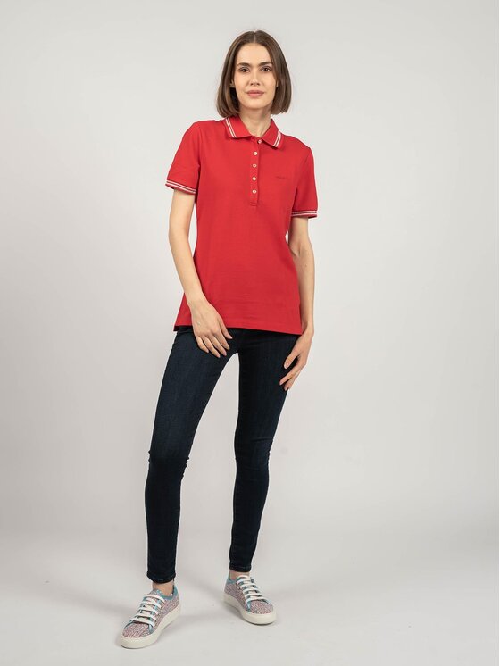 Geox Geox Polo W1210A/T2649 | W Sustin Κόκκινο Regular Fit