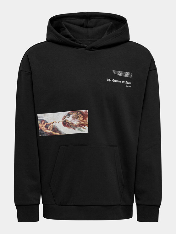 Only & Sons Only & Sons Sweatshirt Apoh 22028208 Schwarz Relaxed Fit