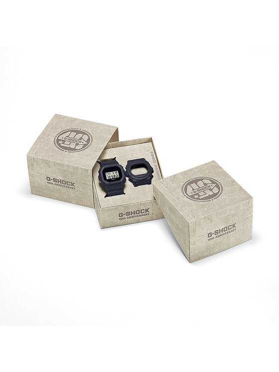 G-Shock G-Shock Ročna ura 40th Anniversary Remaster Black Series DWE-5657RE-1ER Črna