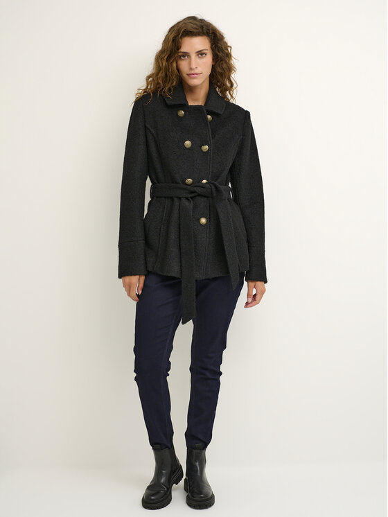 Cappotto di lana Annabell 10610309 Nero Regular