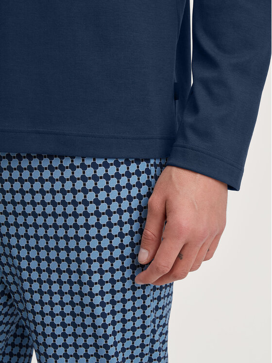 Calida Calida Piżama 46287 Granatowy Regular Fit