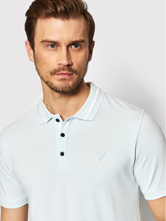 Polo Lyle M2RP60 K7O61 Blu Slim Fit