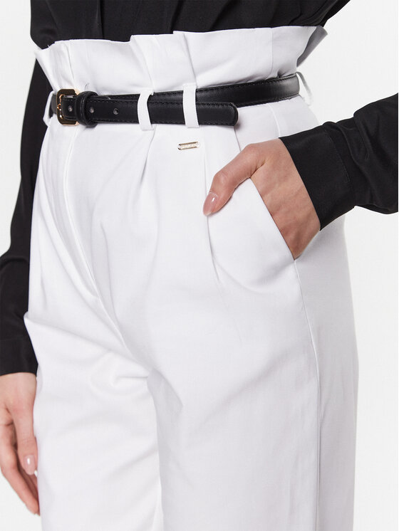 Pantaloni di tessuto FR23SVD004W40101 Bianco