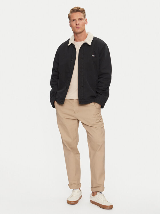 Dickies Dickies Giacca di transizione DUCK CANVAS JACKT DK0A4XFYC40 Nero Classic Fit