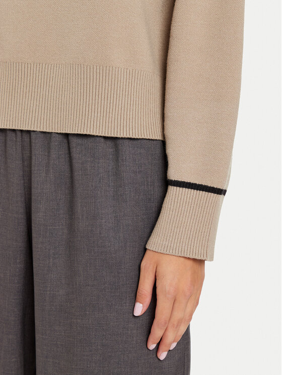 Vero Moda Vero Moda Megztinis Saba 10318077 Smėlio Regular Fit