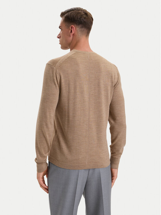 Calvin Klein Calvin Klein Maglione LV04LB305G Beige scuro Regular Fit