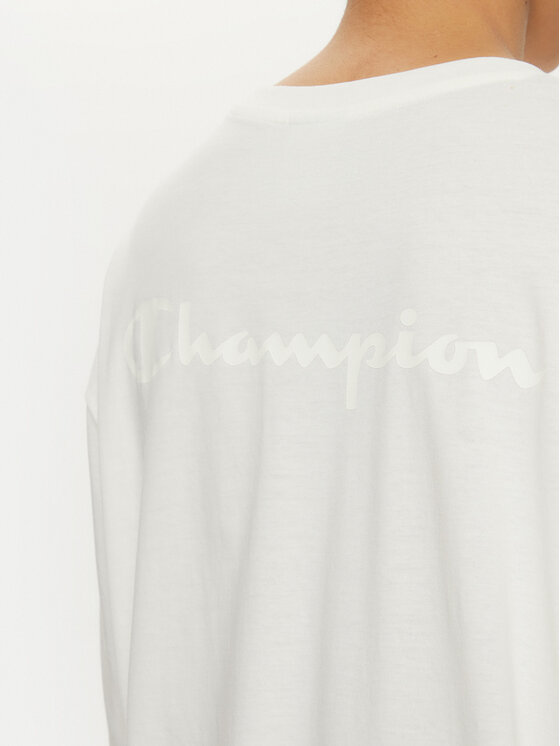 Champion Champion Футболка 117537 Écru Loose Fit
