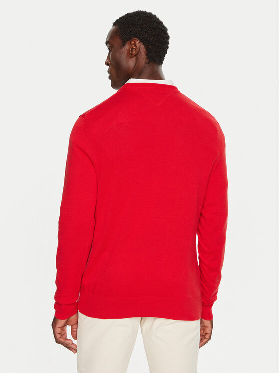 Tommy Hilfiger Tommy Hilfiger Pullover MW0MW14748 Rot Regular Fit