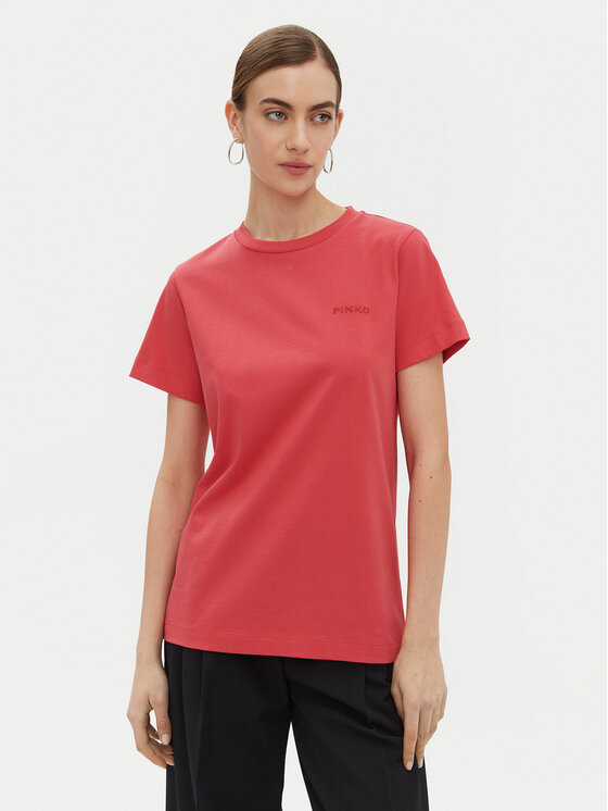 PINKO T-Shirt 101752 A2HN Κόκκινο Regular Fit
