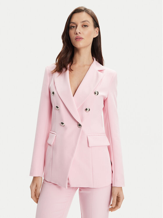 Maryley Maryley Giacca da abito 24EB139/43OR Rosa Regular Fit