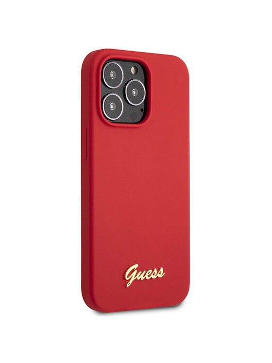 Guess Guess Etui na telefon iPhone 13 Pro Max Czerwony