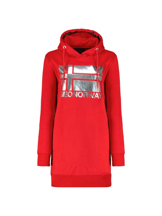 Geographical Norway Geographical Norway Tunika WW4561F/GNO-RED Czerwony Regular Fit