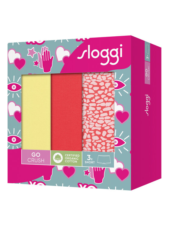 Sloggi Sloggi Σετ μποξεράκια 3 τμχ Go Crush 10219652 Έγχρωμο