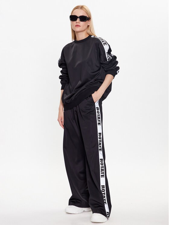 ROTATE ROTATE Sweatshirt Long 700162100 Schwarz Relaxed Fit