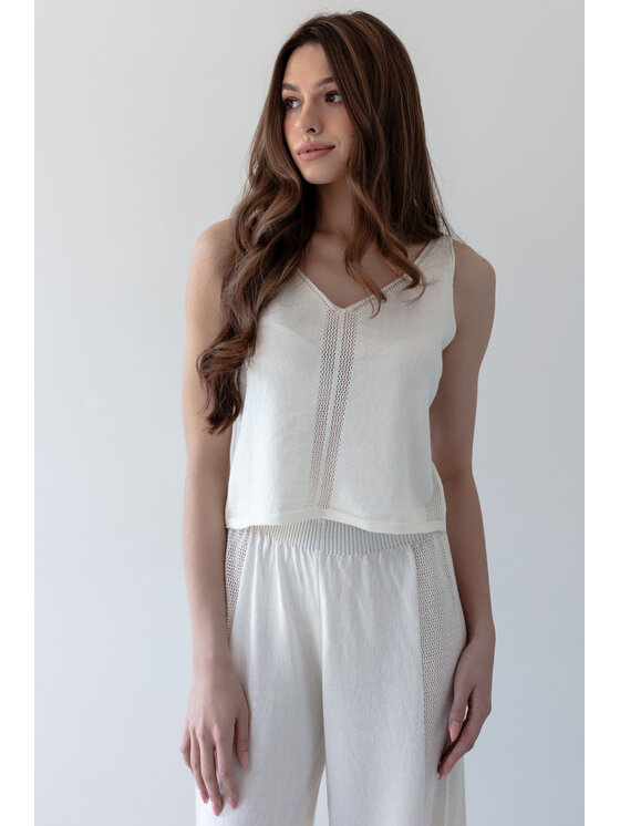 Fobya Fobya Top F1992 Écru Basic Fit