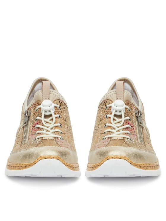 Rieker Rieker Sneakersy N42V1-92 Beżowy