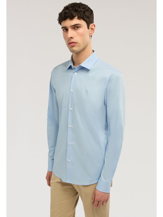 Trussardi Trussardi Koszula 5004N000052N004 Turkusowy Regular Fit