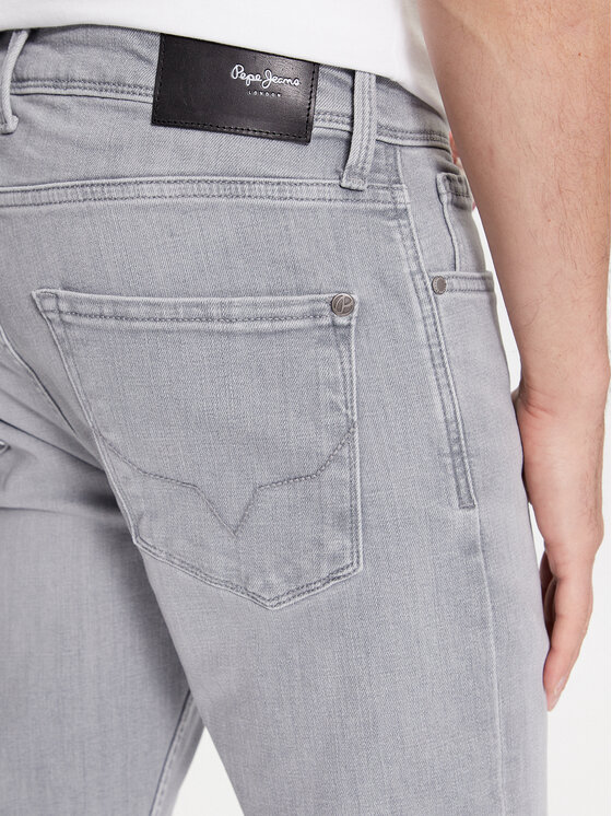 Pepe Jeans Pepe Jeans Jeansy PM207387 Szary Skinny Fit