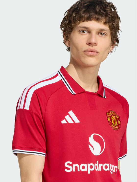 adidas adidas Koszulka techniczna 169680 Czerwony Slim Fit