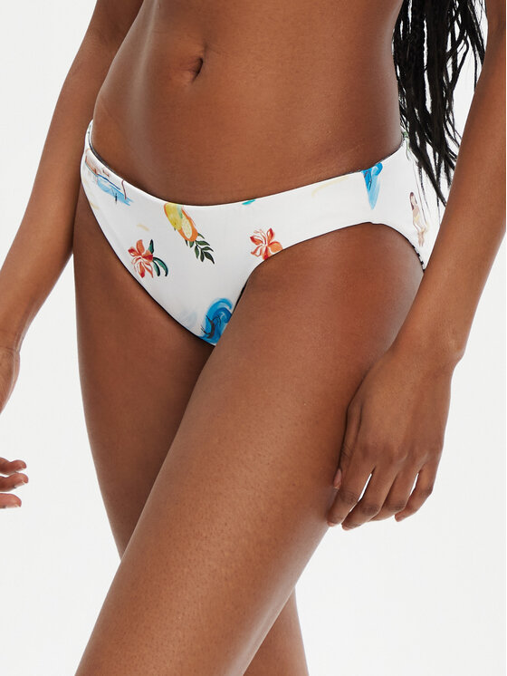 Seafolly Seafolly Bikini alsó Isla Palm 40426-216 Fehér