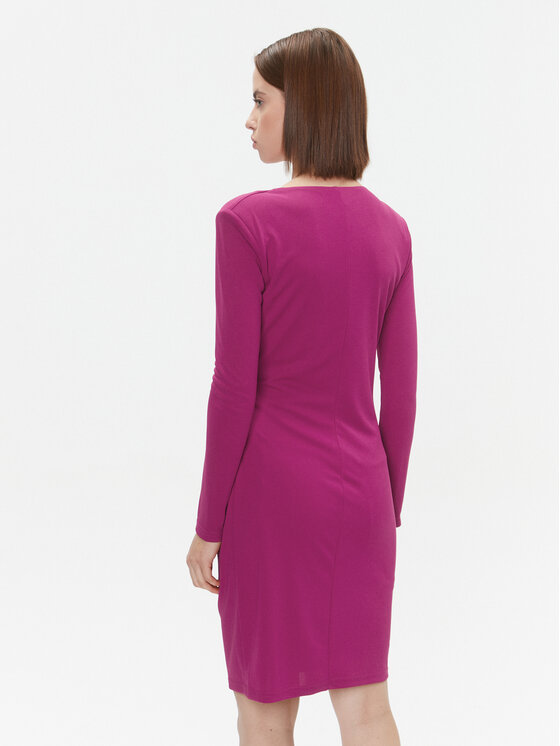 Fracomina Fracomina Sukienka koktajlowa FQ23WD1007W62601 Różowy Slim Fit