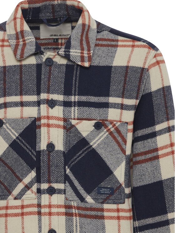 Blend Blend Camicia 20715931 Blu scuro Regular Fit