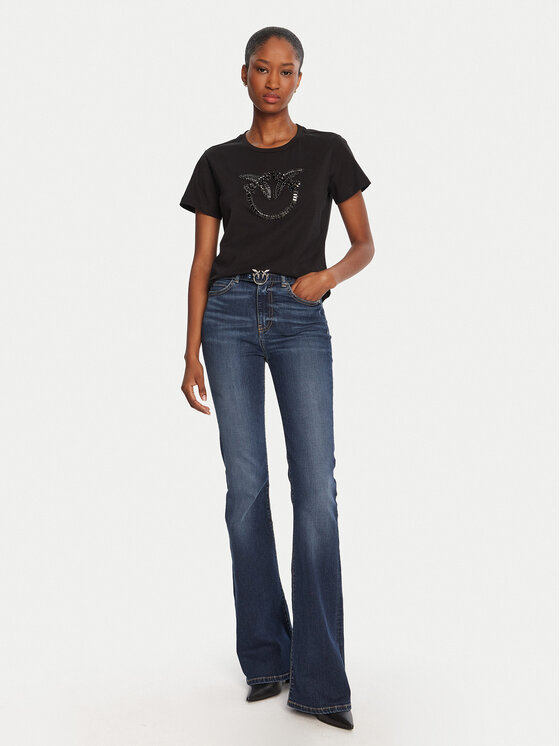 PINKO PINKO T-shirt Quentin 100535 A2RN Nero Regular Fit