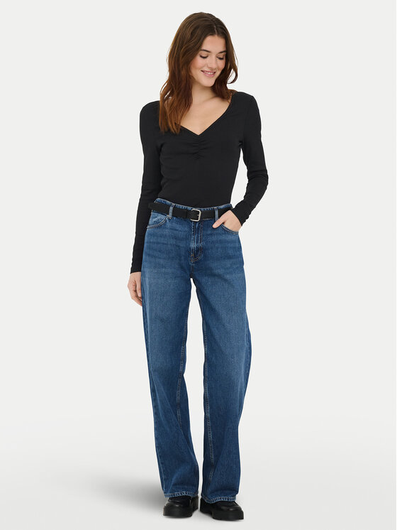 ONLY ONLY Majica Betty 15365756 Crna Standard Fit